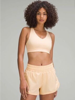 Lululemon Envital Bra Medium Support B/C Cup Summer Glow, size 14, like new!